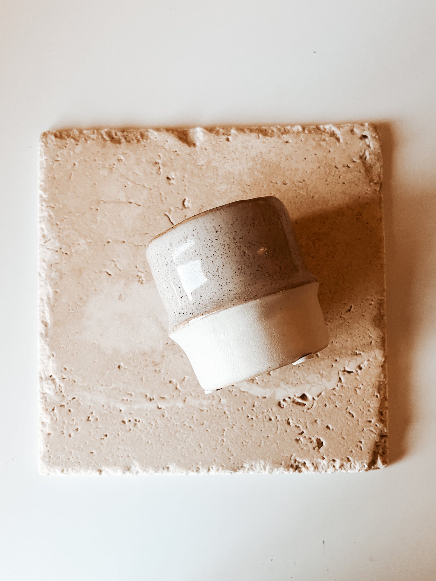 Tumbled Travertine Tray / Riser