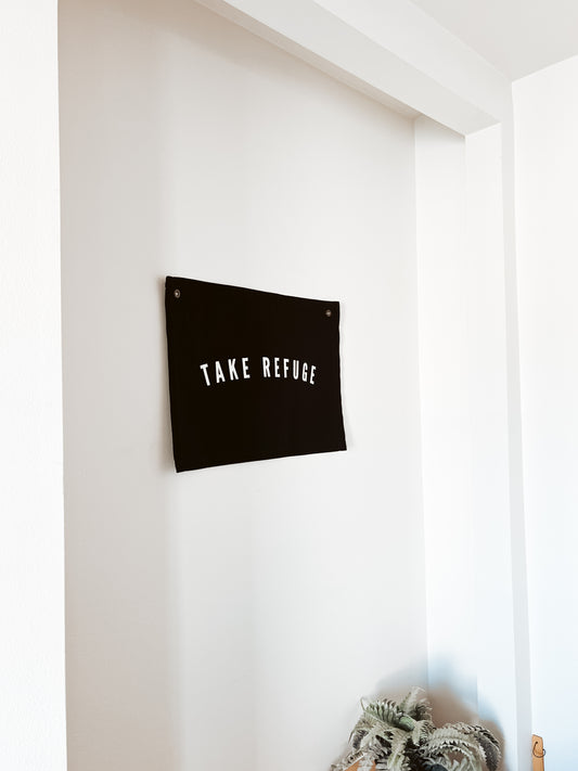 Wall Flag - Take Refuge