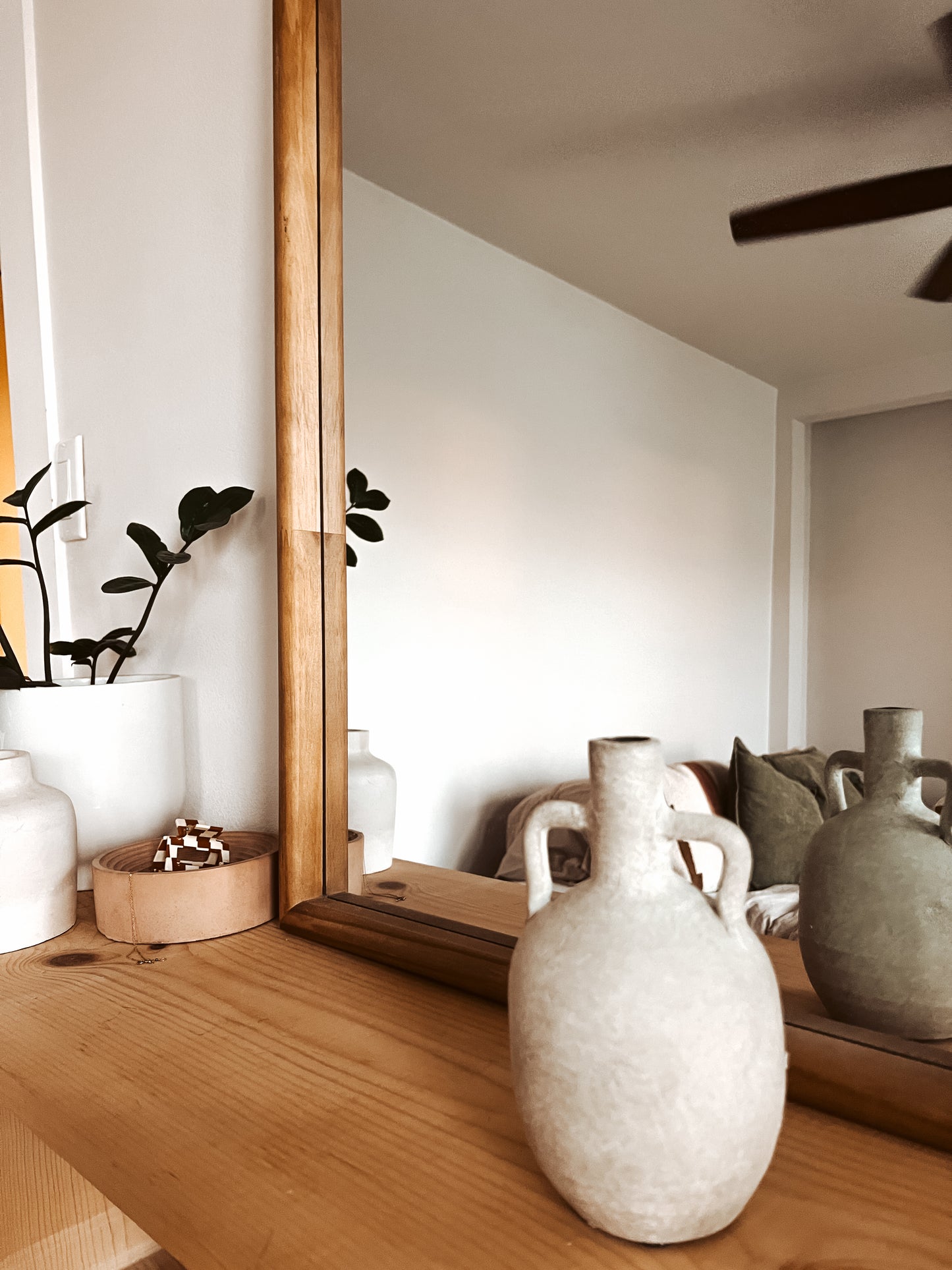 Cream Terracotta Vase