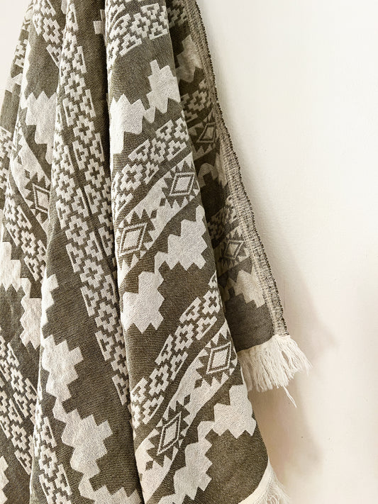 Boho Turkish Towel / Throw