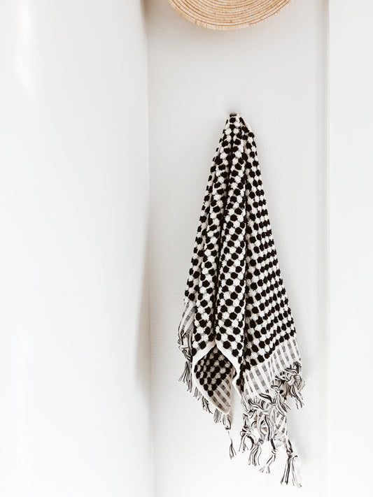Midnight Turkish Hand Towel