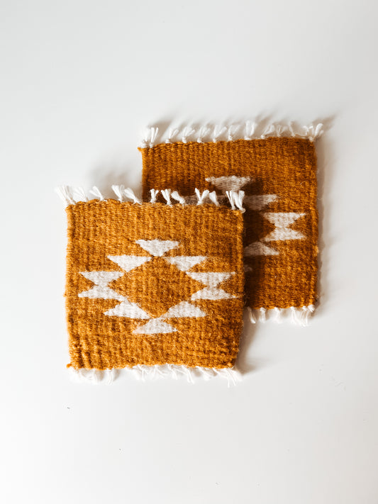 Handwoven Wool Coasters
