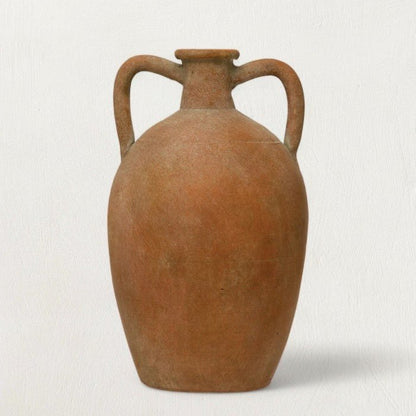 Willow Terracotta Urn with Handles