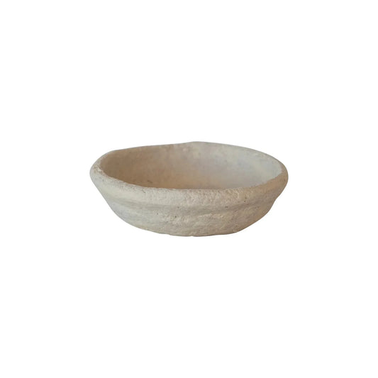 Handmade Paper Mache Small Bowl