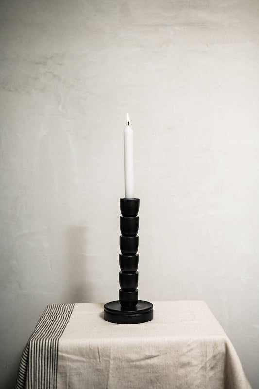 Liberty Candle Stand: Black